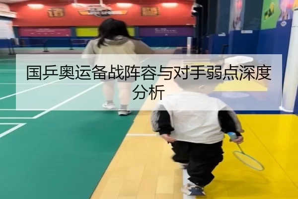 国乒奥运备战阵容与对手弱点深度分析